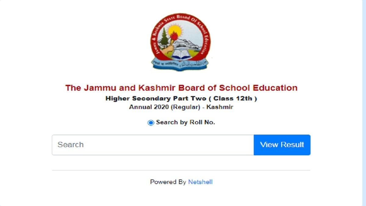 JKBOSE 12th result 2020 परिणाम घोषित