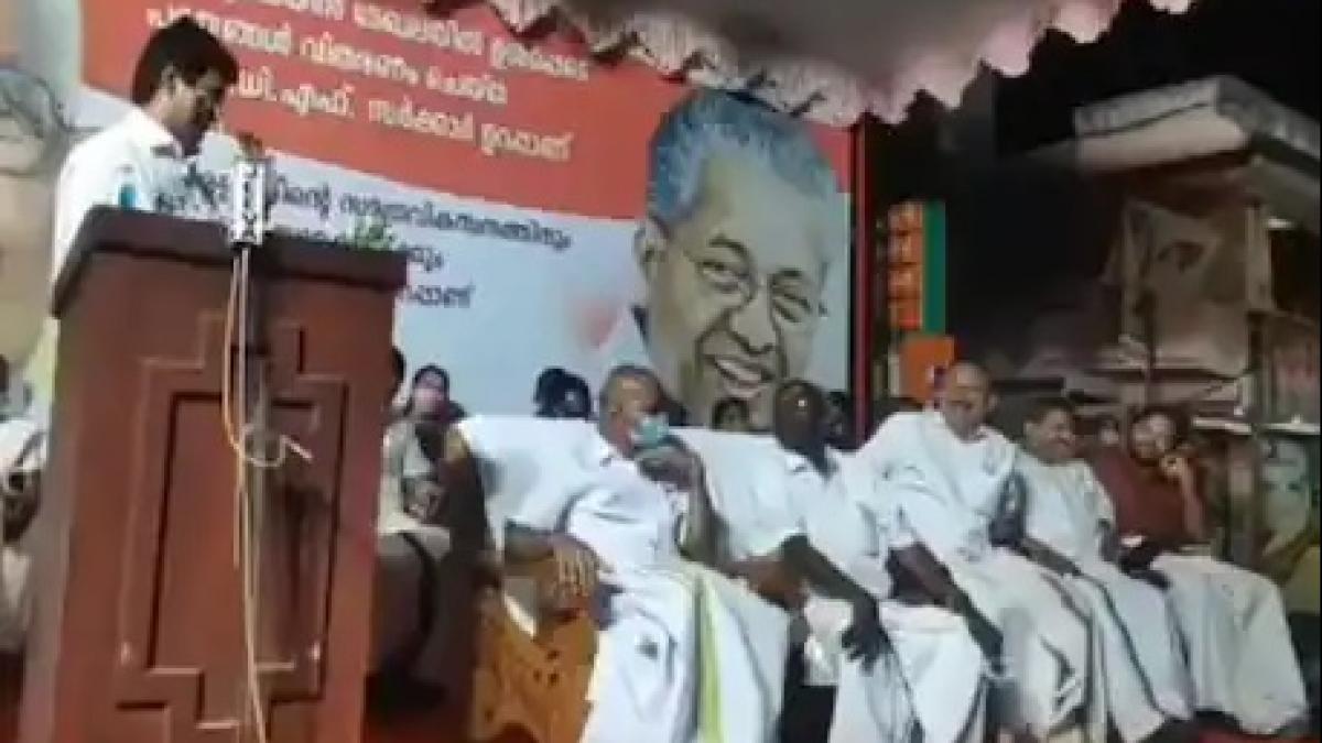 जॉयस जॉर्ज ने एक सभा में दिया बयान (फोटो: रैली के वीडियो से)