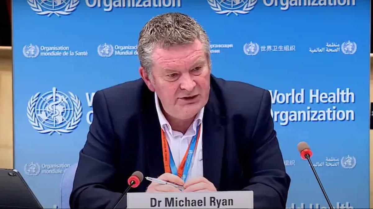 WHO के इमर्जेंसीज प्रोग्राम के डायरेक्टर डॉ.माइकल रेयान (फोटो-यूट्यूब)