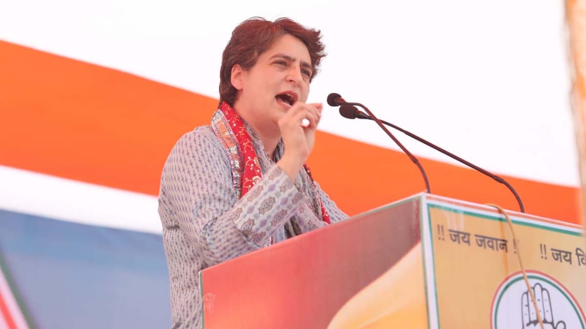 कांग्रेस महासचिव प्रियंका गांधी वाड्रा (फाइल फोटो)