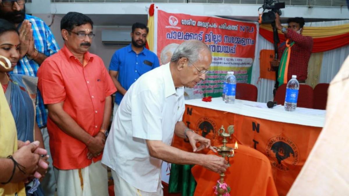 पलक्कड से बीजेपी उम्मीदवार ई. श्रीधरन (फोटो- ट्विटर)