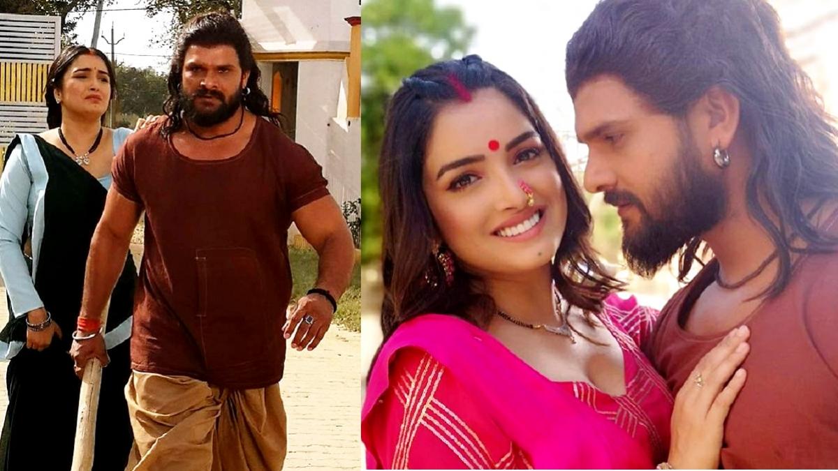 Khesari Lal Yadav And Amrapali Dubey Photos