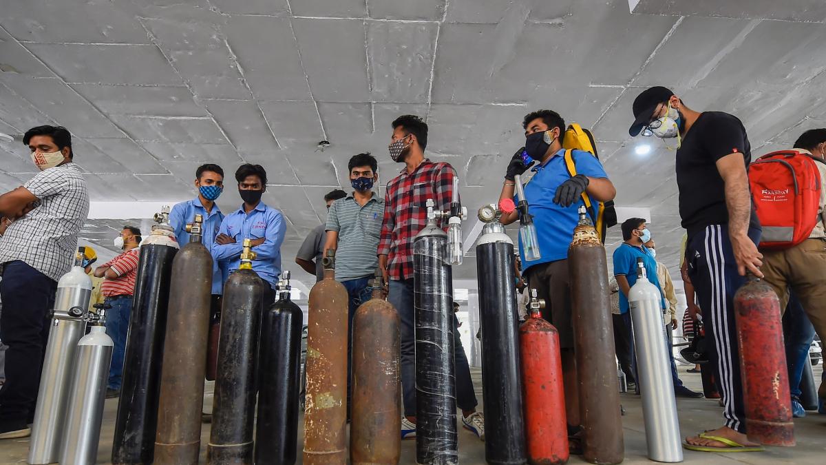 ऑक्सीजन संकट पर हाईकोर्ट में हुई सुनवाई (PTI)