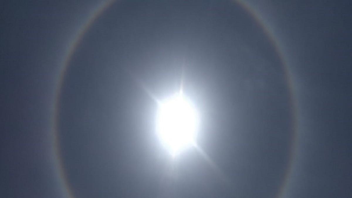 रांची: आसमान में दिखा अद्भुत नजारा, सूरज के चारों ओर द‍िखी अनोखी र‍िंग, जानिए क्या था माजरा