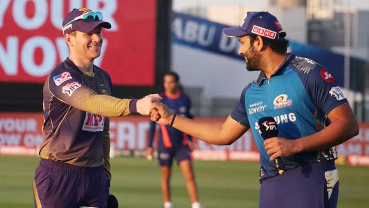 इयोन मॉर्गन और रोहित शर्मा (फाइल फोटो)