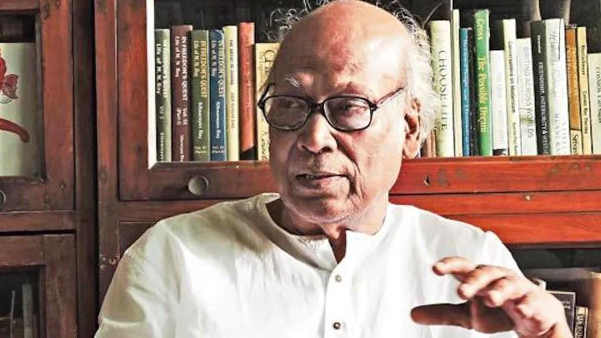 Bengali poet Sankha Ghosh