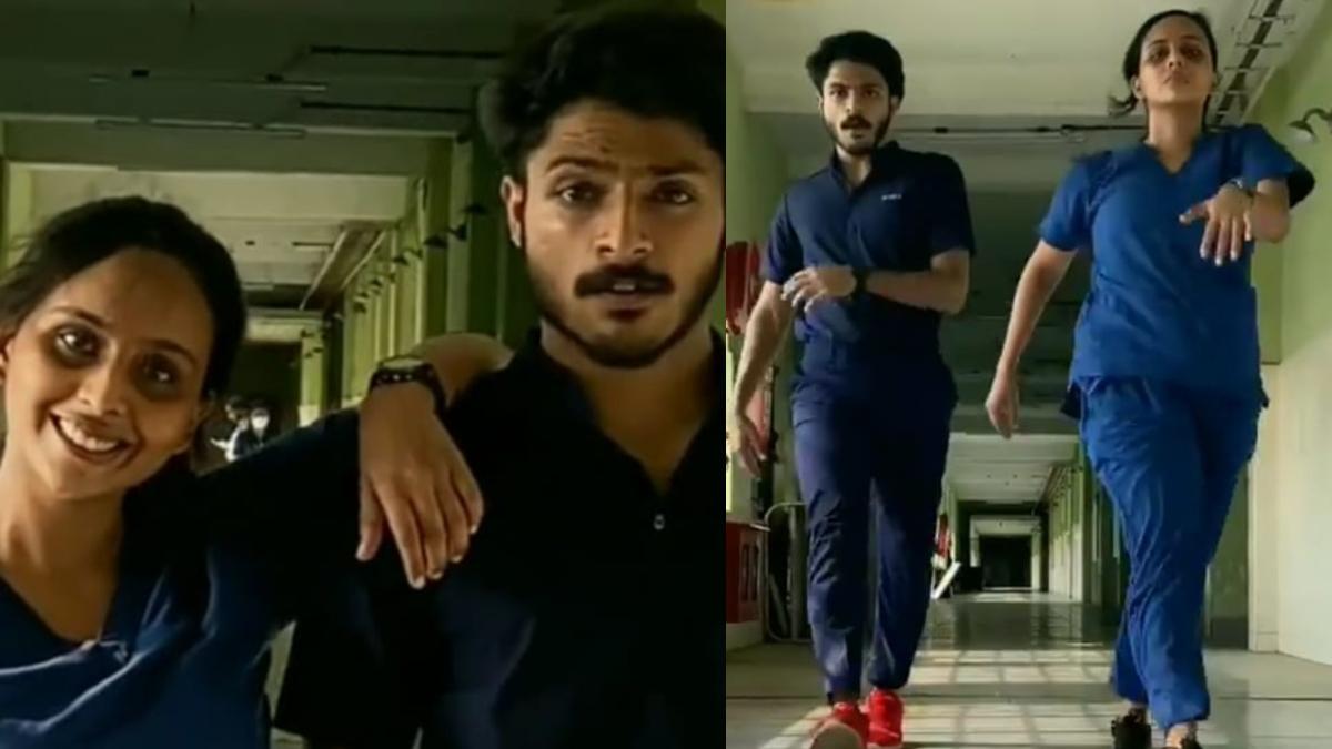 दोनों का वीडियो 23 मार्च को वायरल हुआ था. (फोटो- वीडियो स्क्रीनशॉट)