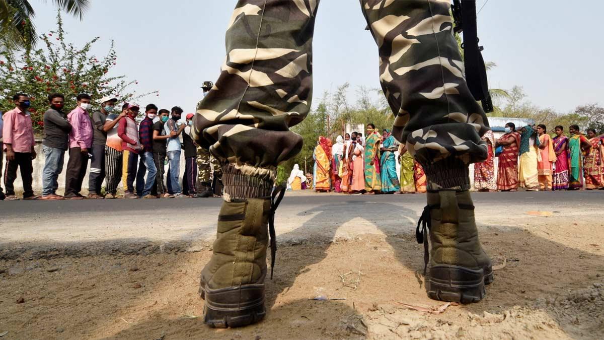 सुरक्षा के बीच बंगाल में दूसरे चरण का चुनाव संपन्न (पीटीआई)