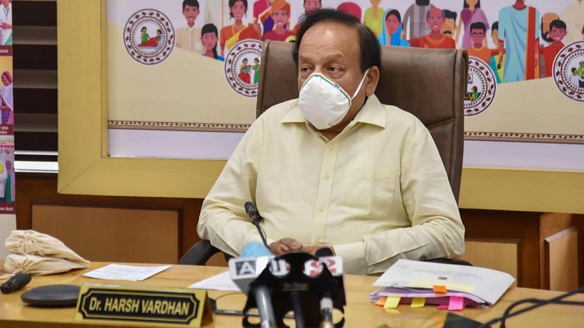केंद्रीय स्वास्थ्य मंत्री डॉक्टर हर्षवर्धन (फाइल फोटोः पीटीआई)
