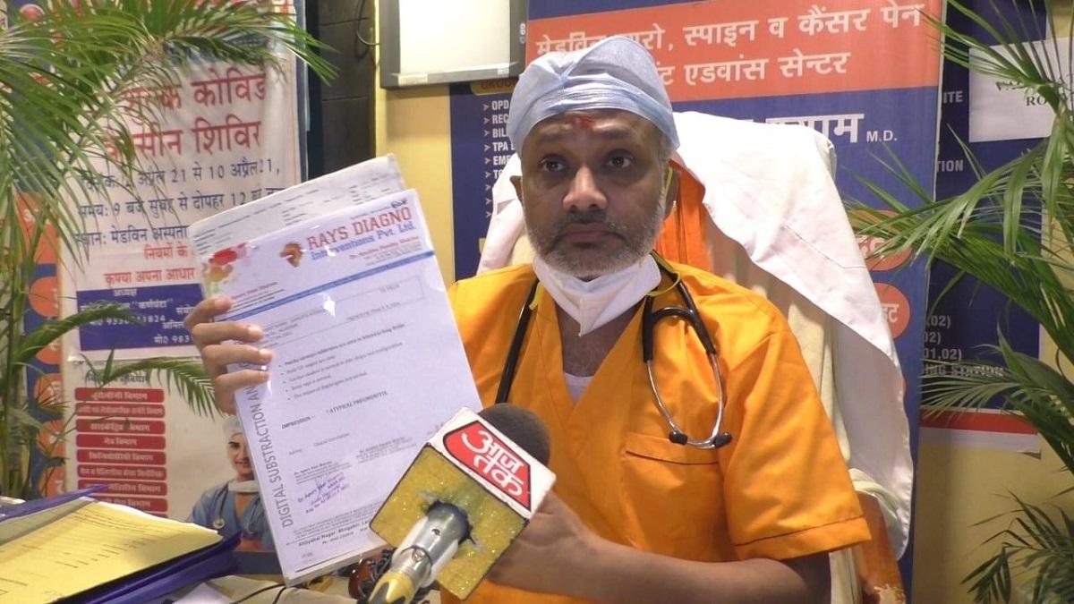 मेडविन हॉस्पिटल के संचालक डॉक्टर मनमोहन श्याम.