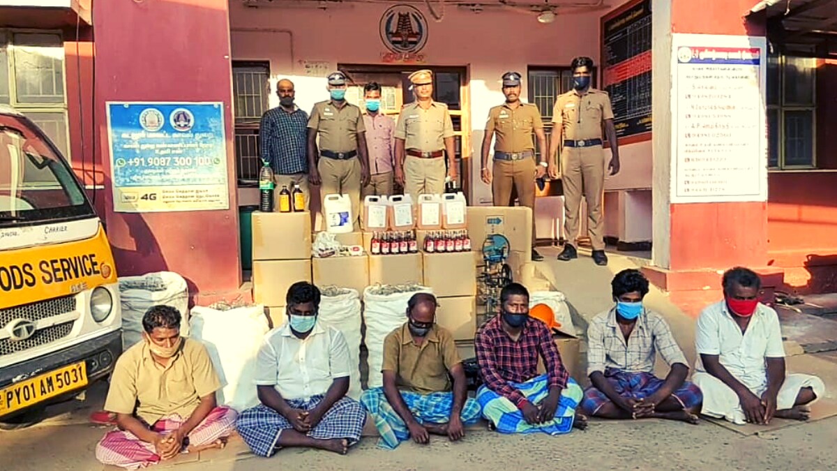 तमिलनाडु पुलिस द्वारा अरेस्ट किए गए 6 आरोपी