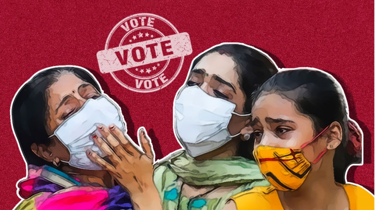 ये वो शिक्षक थे जिनके कंधों पर इन चुनावों को पूरा कराने की जिम्मेदारी थी (इलेस्ट्रेशनः राहुल गुप्ता)