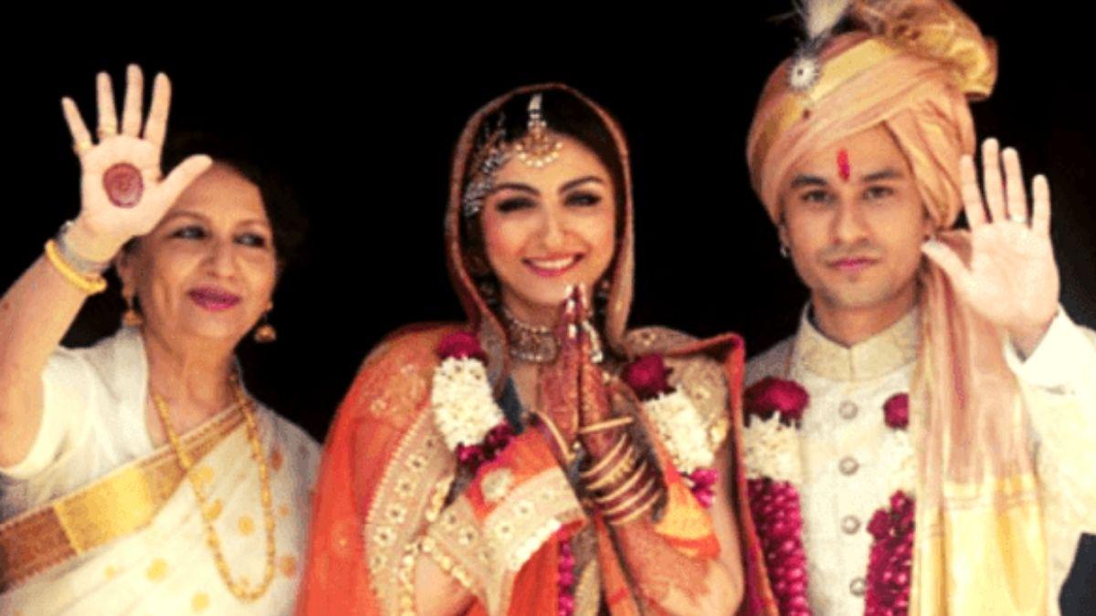 कुणाल खेमू-सोहा अली खान-शर्मिला टैगोर 