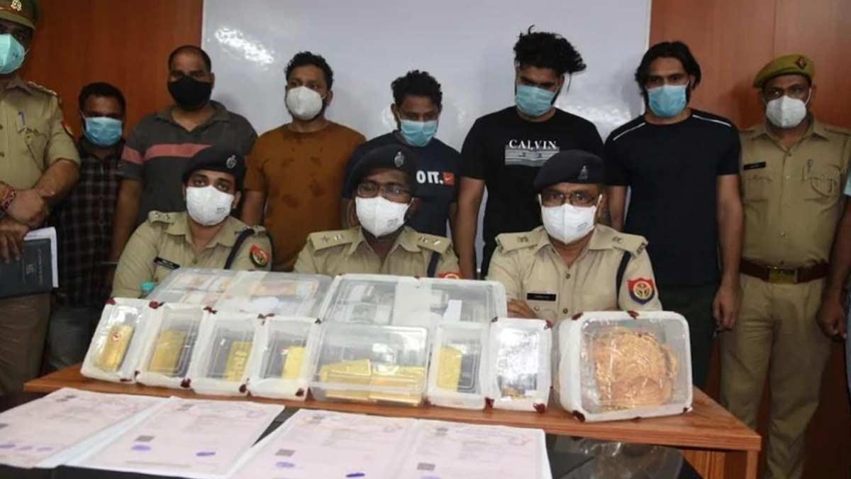 नोएडा पुलिस ने 20 करोड़ से ज्यादा का सोना जब्त किया था 