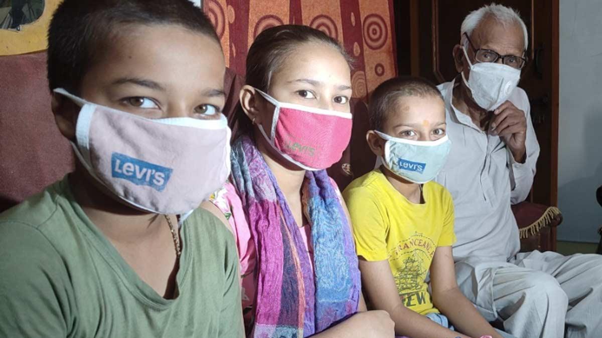 कोरोना की वजह से अनाथ हो गए ये बच्चे (फोटो-राम किंकर)