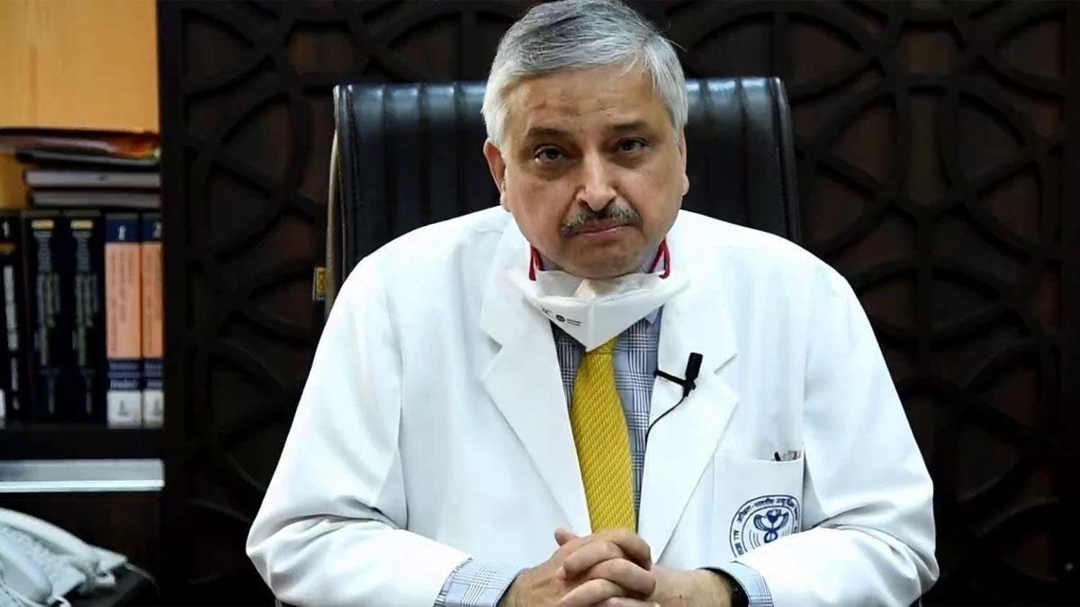 AIIMS के निदेशक रणदीप गुलेरिया. (फाइल फोटो)