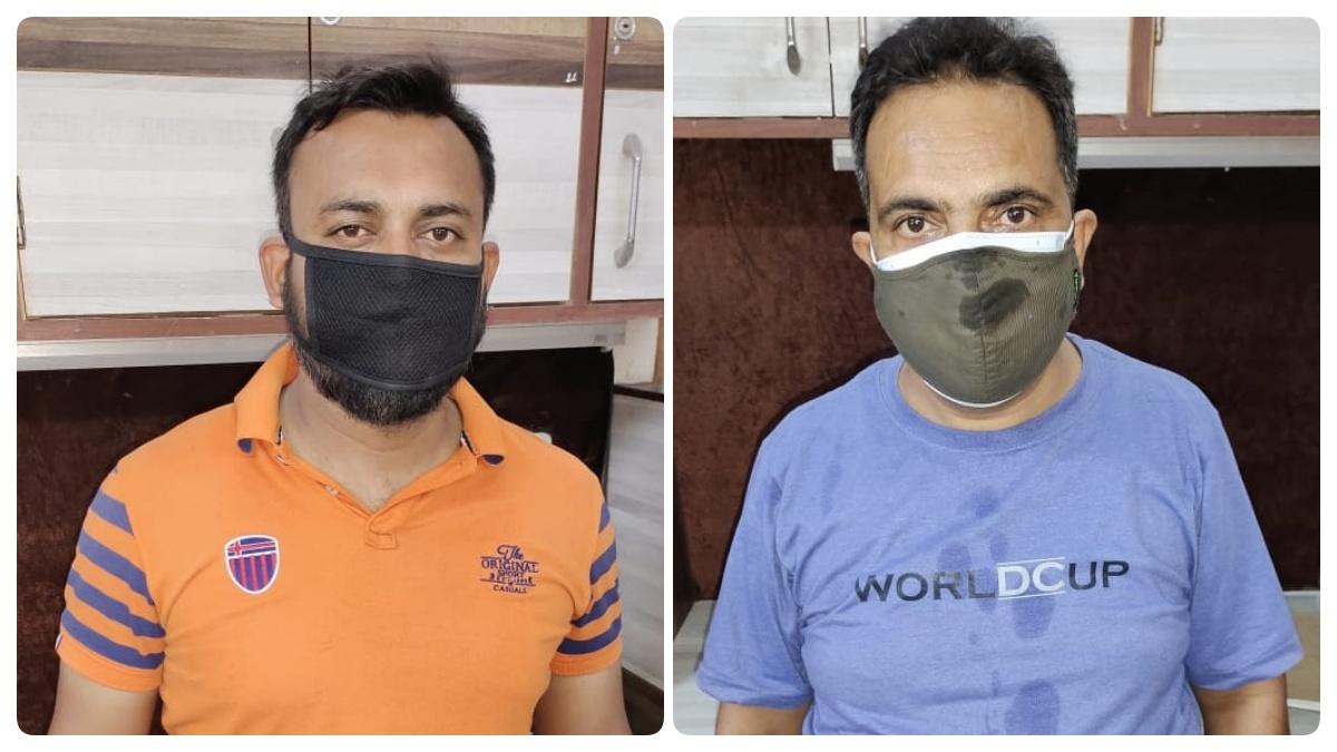 रेलवे पुलिस की गिरफ्त में दोनों आरोपी 