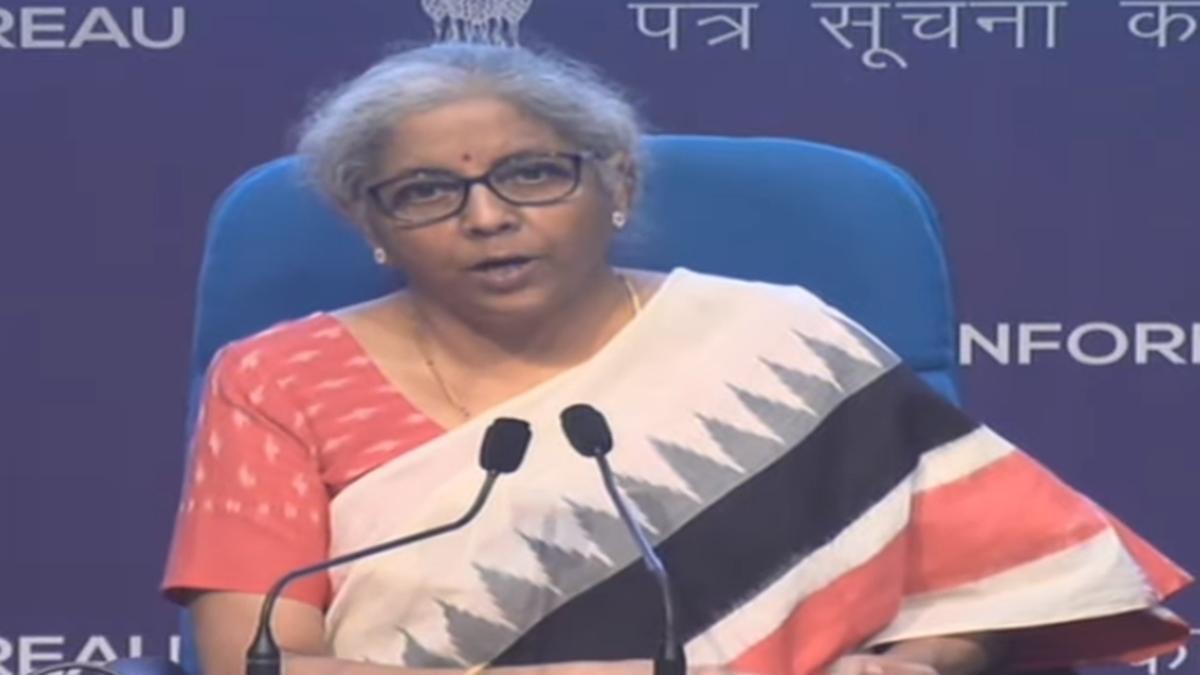 वित्त मंत्री निर्मला सीतारमण