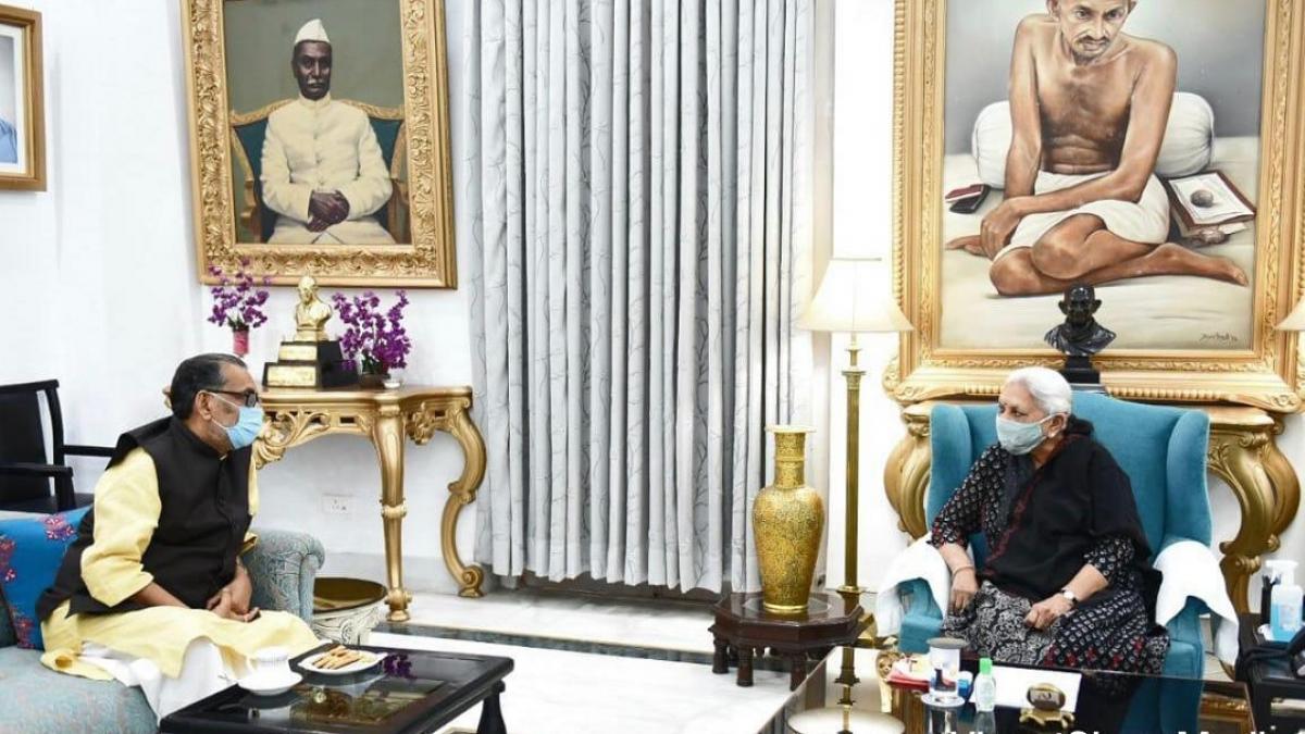 राज्यपाल से मिले यूपी बीजेपी के प्रभारी राधा मोहन सिंह