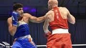 Sanjeet (91kg) fetched the lone gold among Indian men boxers (PTI) Sanjeet (91kg) fetched the lone gold among Indian men boxers (PTI)