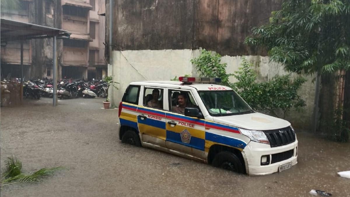 Mumbai: Waterlogged In Police Station