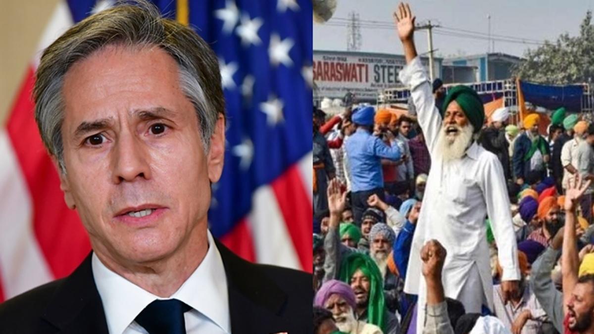 अमेरिकी विदेश मंत्री और किसान आंदोलन