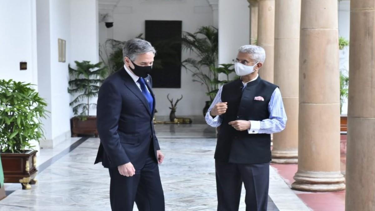 अमेरिका के विदेश मंत्री एंटनी जे ब्लिंकन संग एस जयशंकर