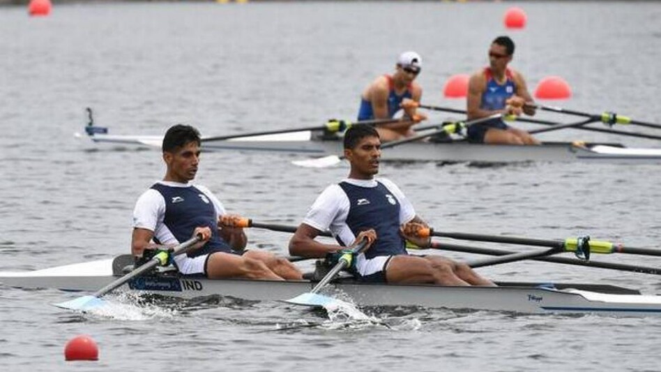 Tokyo Olympics: अर्जुन-अरविंद नौकायन लाइटवेट डबलस्कल्स के सेमीफाइनल में - Tokyo Olympics 2020: Indian rowers enter lightweight men's double sculls event semi finals tspo - AajTak