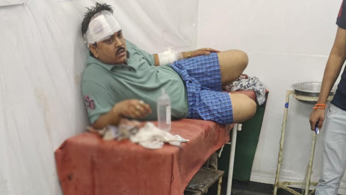 हमले में घायल सराफा व्यापारी त्रिलोक चंद सिसोदिया (फोटो- आजतक)