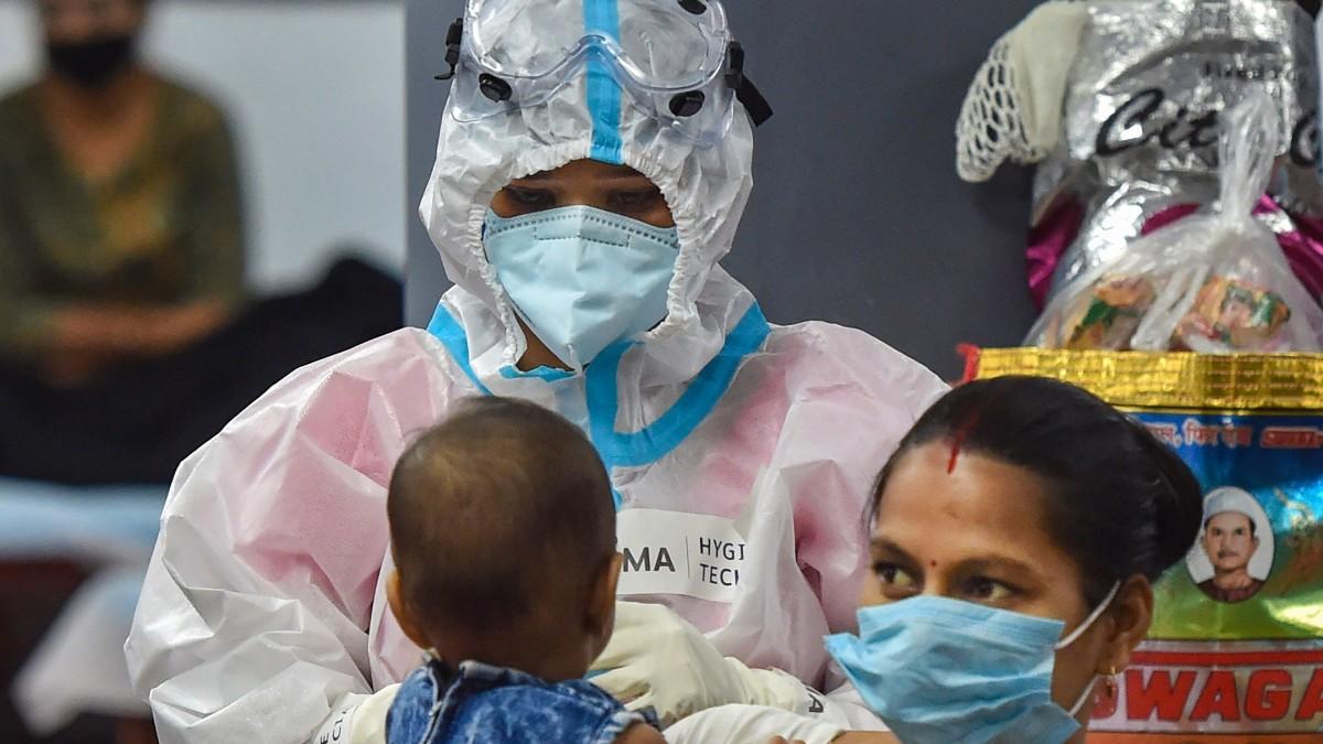 child corona infected