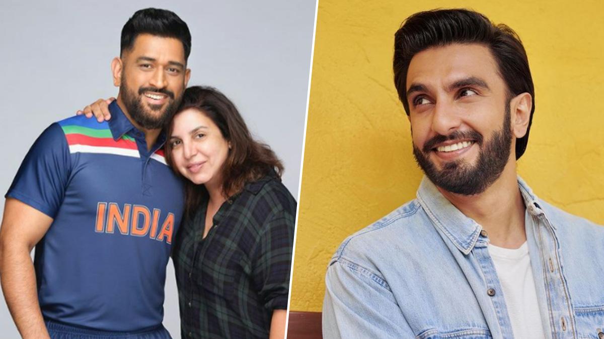 फराह खान, महेंद्र सिंह धोनी और रणवीर सिंह