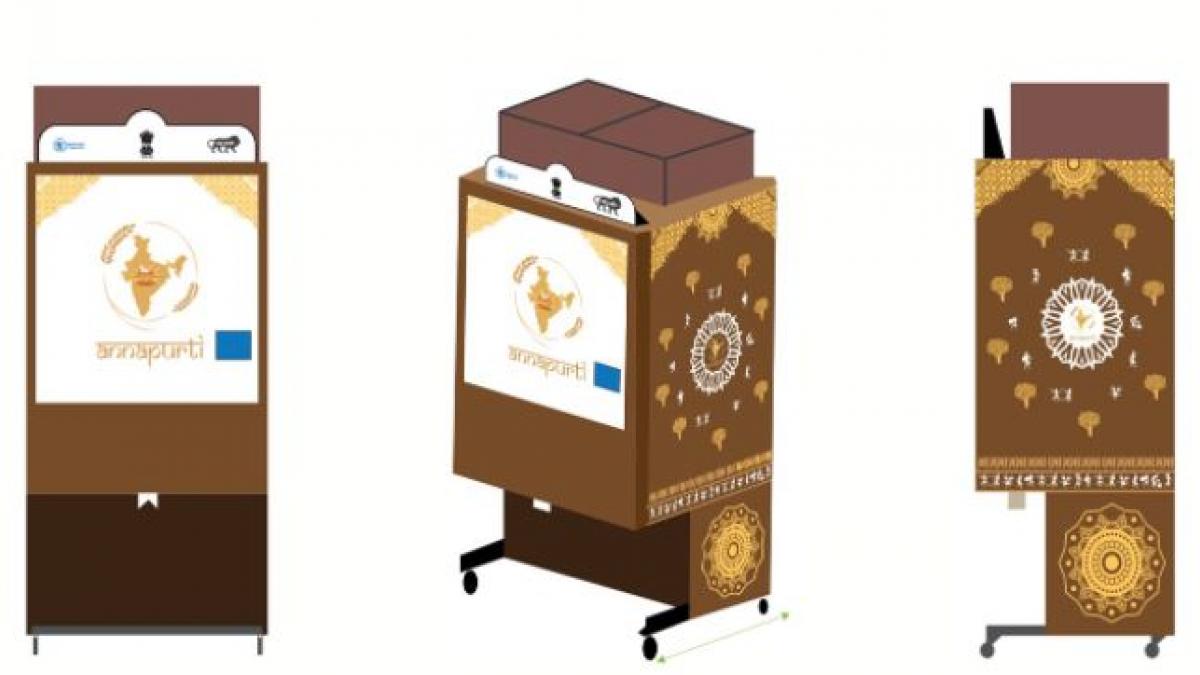 मशीन से मिलेगा राशन (फोटो- ट्विटर)