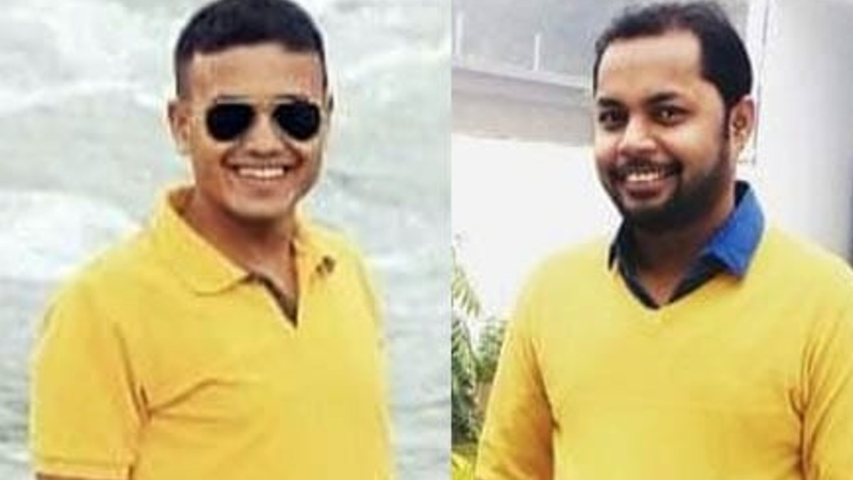 लेफ्टिनेंट अमोघ बापट अपने दोस्त सतीश कटकवार के साथ (फोटो- आजतक)