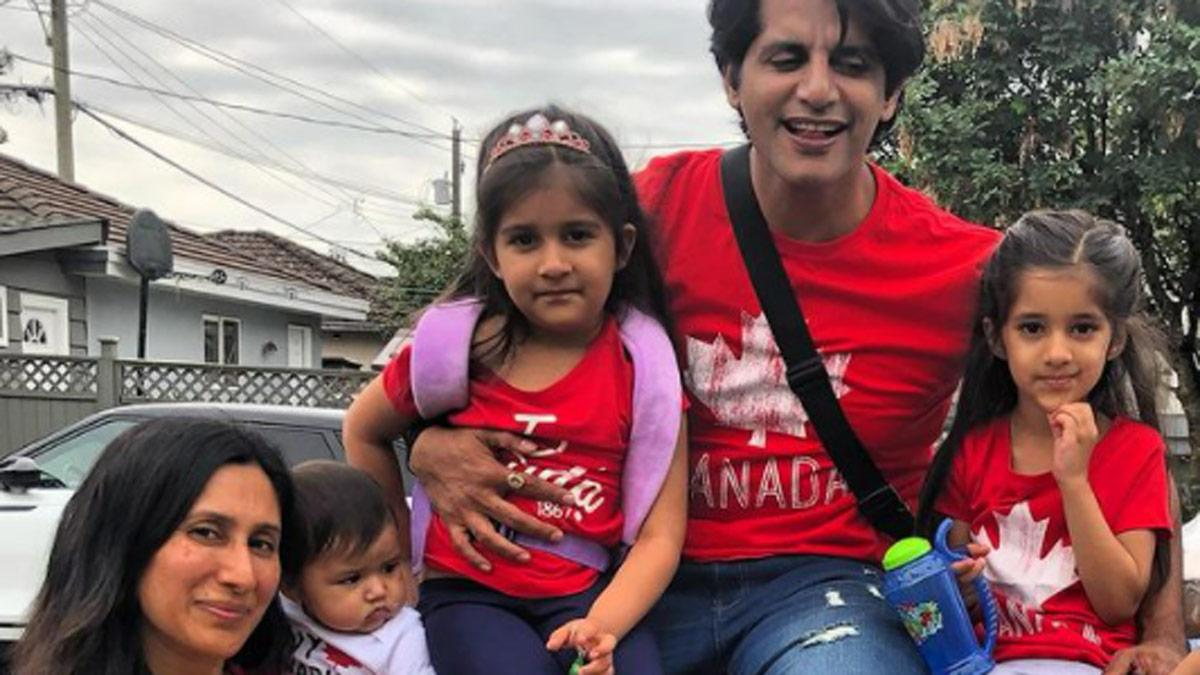 करणवीर बोहरा अपने परिवार के साथ