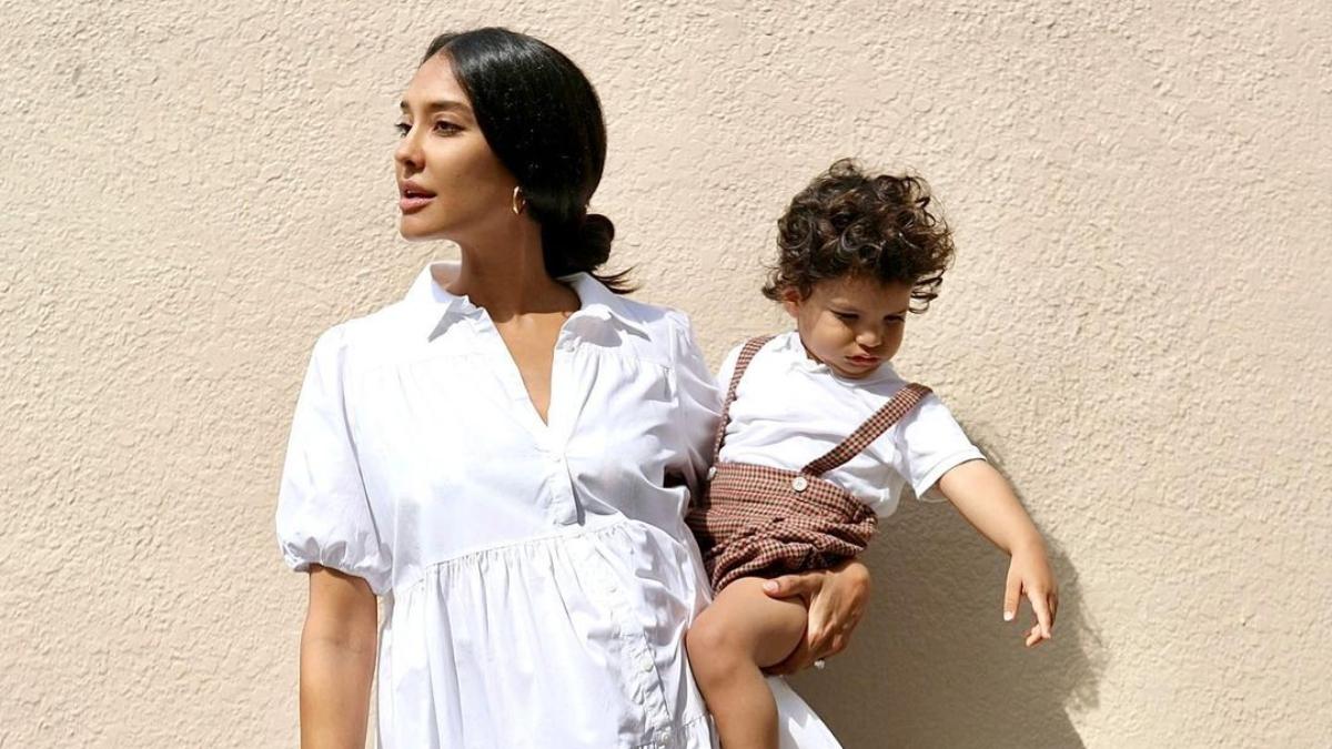 लीजा हेडन और उनके बेटे लियो