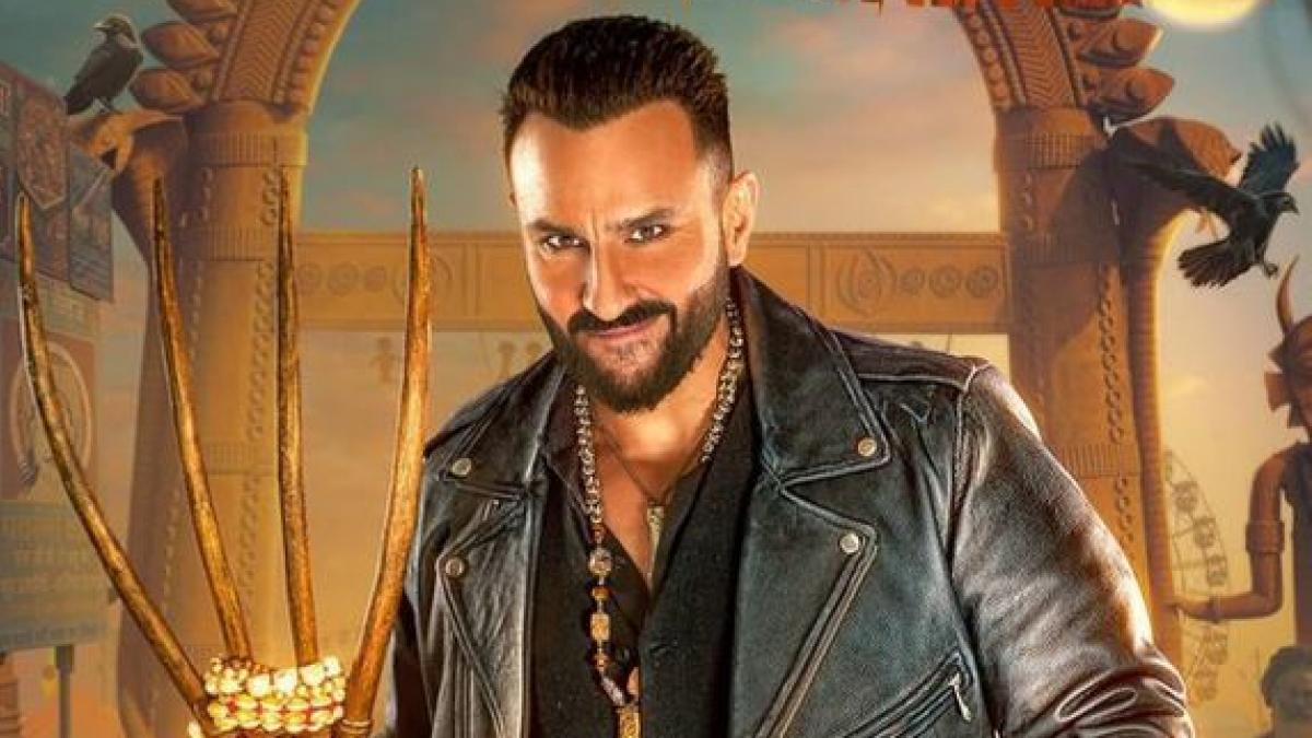 भूत पुलिस के पोस्टर पर हुआ बवाल, हिंदू साधुओं को दिखाने पर ट्रोल सैफ अली खान