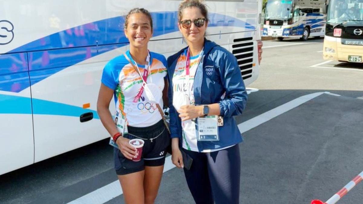 अंकिता रैना और सानिया मिर्जा