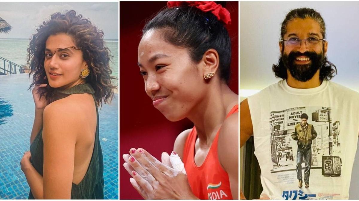 तापसी पन्नू, मीराबाई चानू, फरहान अख्तर