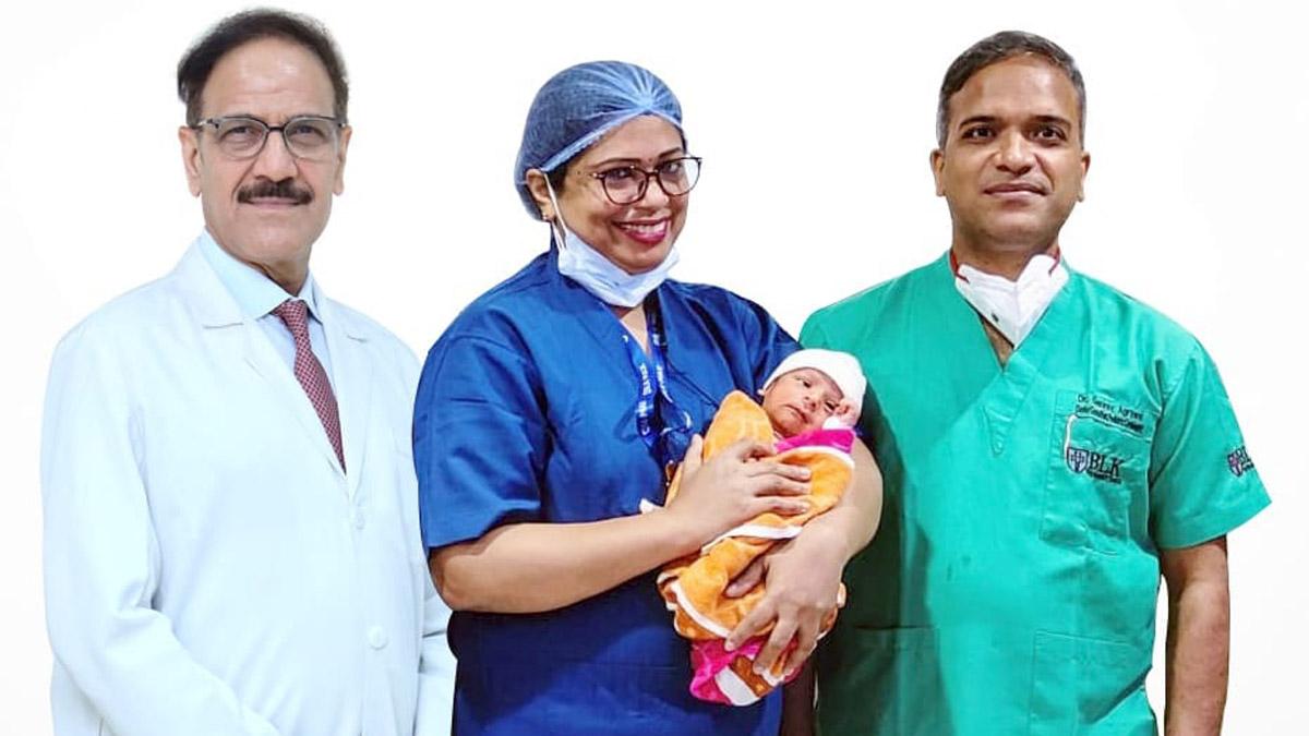 जन्म के 2 दिन के अंदर हुई नवजात शिशु की हार्ट सर्जरी