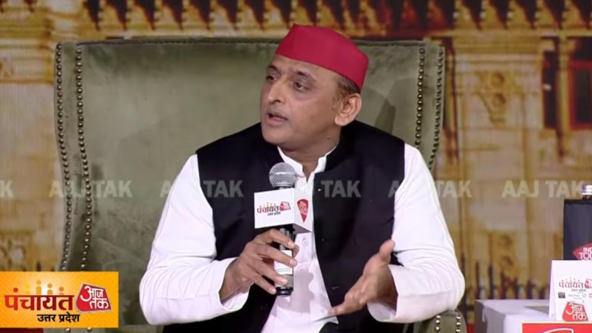 पंचायत आज तक उत्तर प्रदेश 2021: पूर्व मुख्यमंत्री अखिलेश यादव