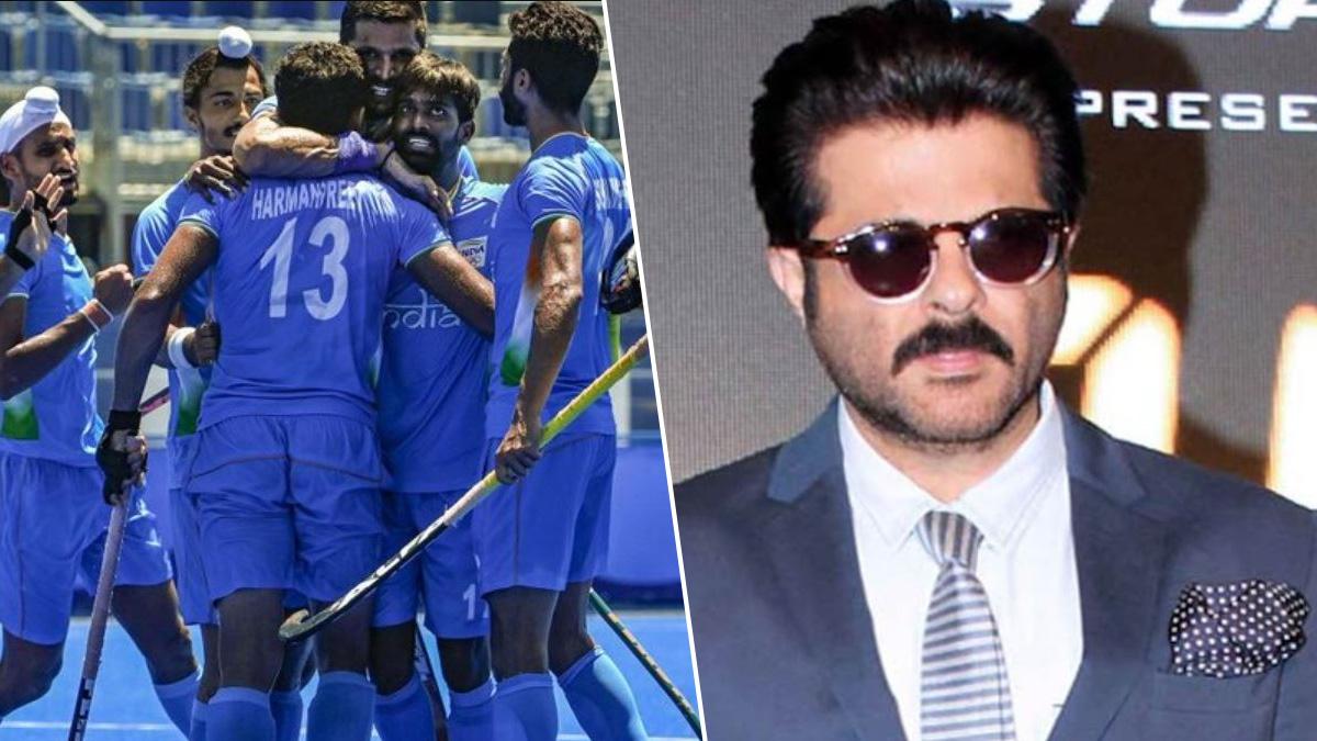 हॉकी टीम और अनिल कपूर