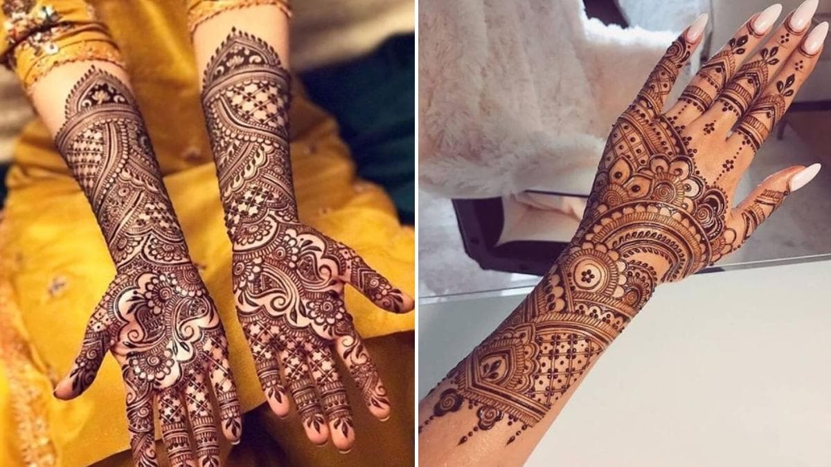 Hariyali Teej 2021 Mehndi Designs: मेंहदी के बिना ...