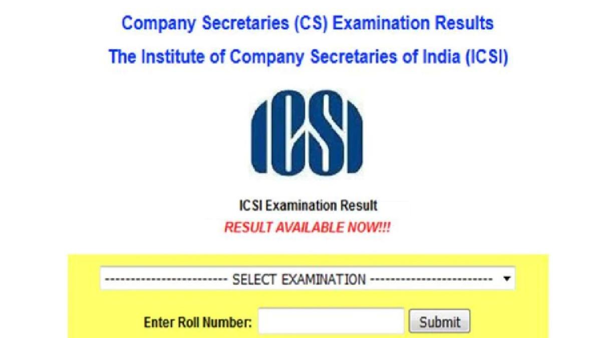 ICSI CS Result 2021: