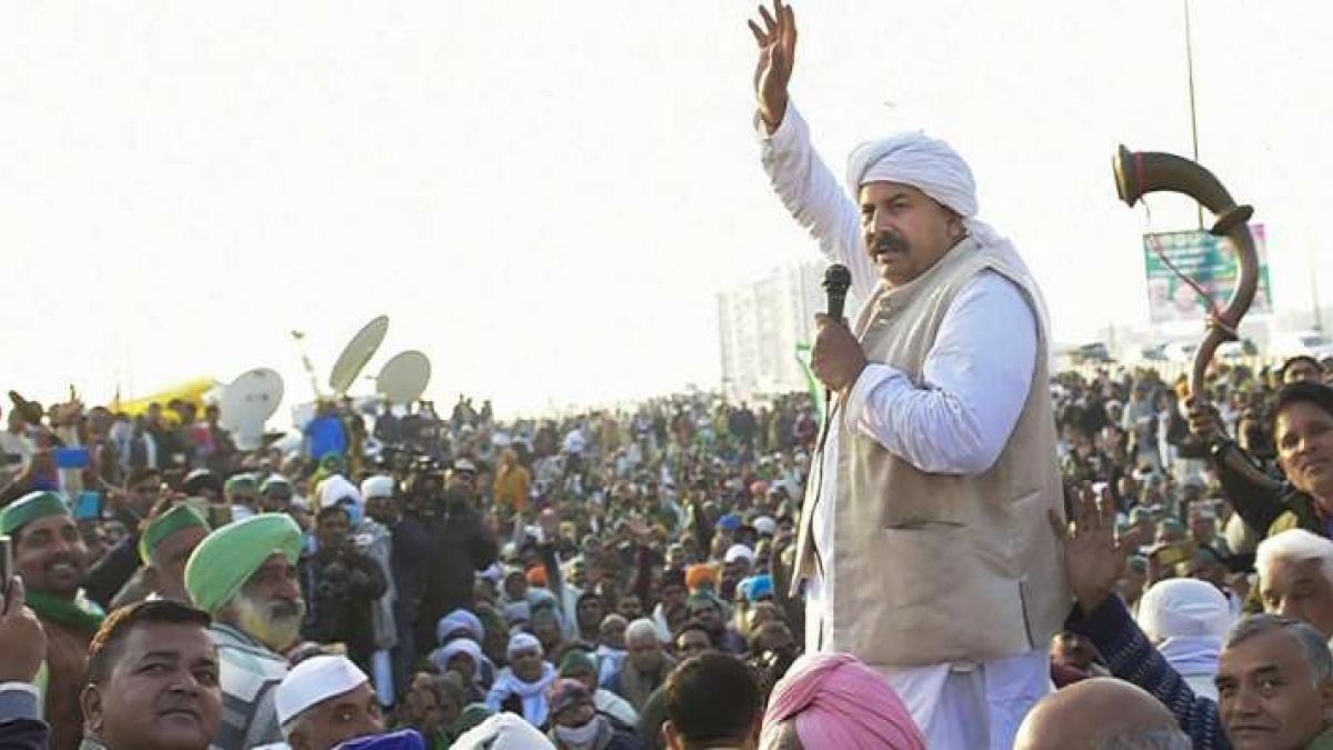 किसान यूनियन के प्रमुख नरेश टिकैत