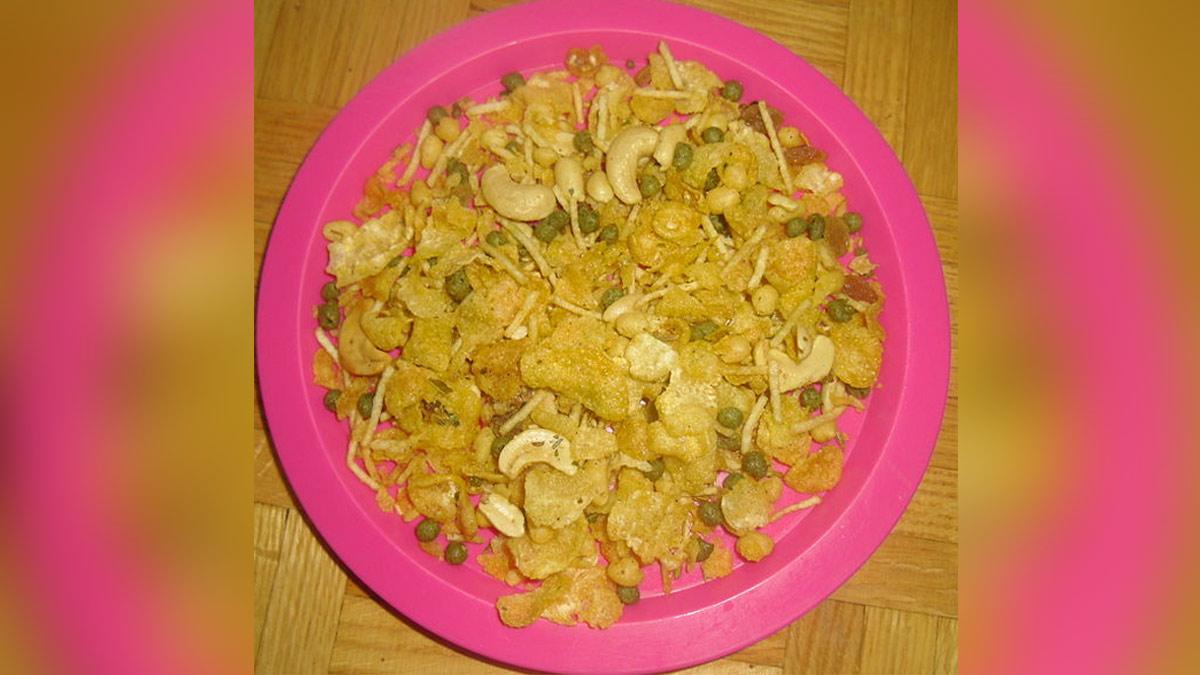 Cornflakes Chiwda Mixture Recipe In Hindi
