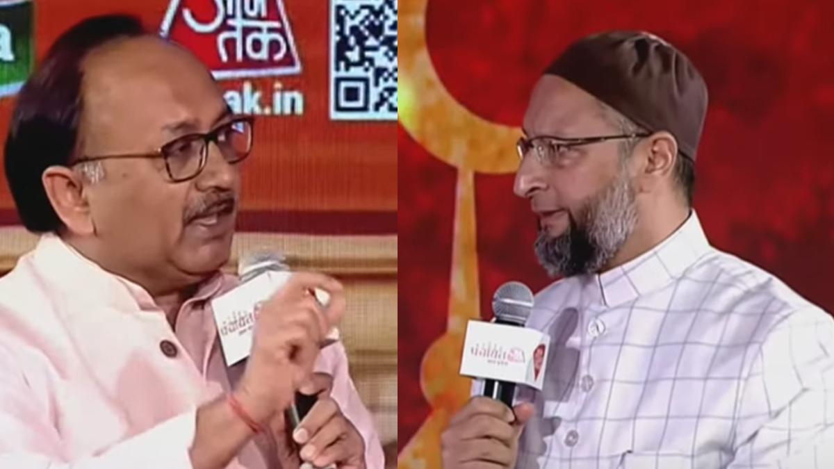 पंचायत आज तक उत्तर प्रदेश 2021: सिद्धार्थ नाथ सिंह और असदुद्दीन ओवैसी