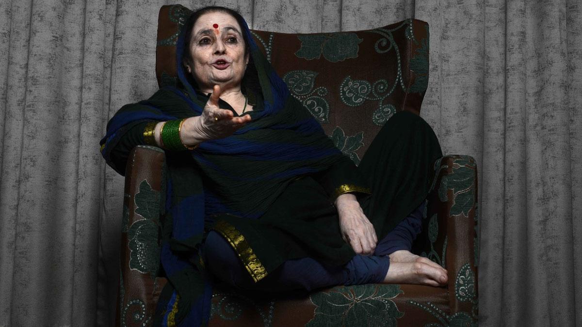 कवयित्री पद्मा सचदेव, एक अनूठा अंदाज [ फोटोः India Today ]