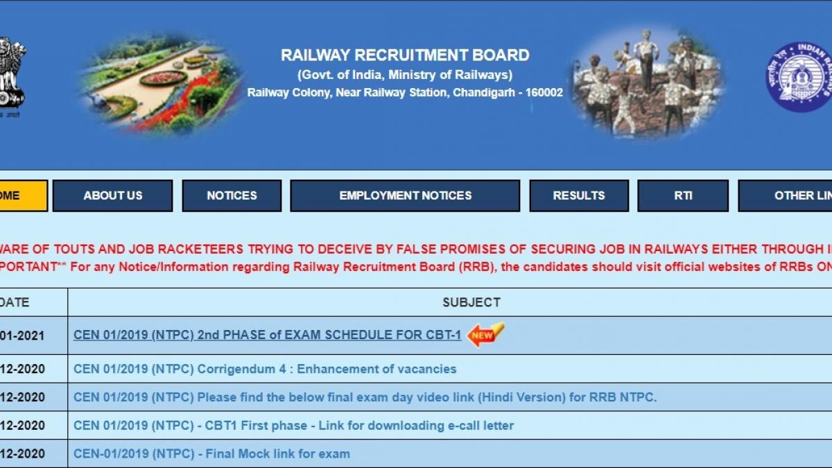 RRB NTPC Result 2021: