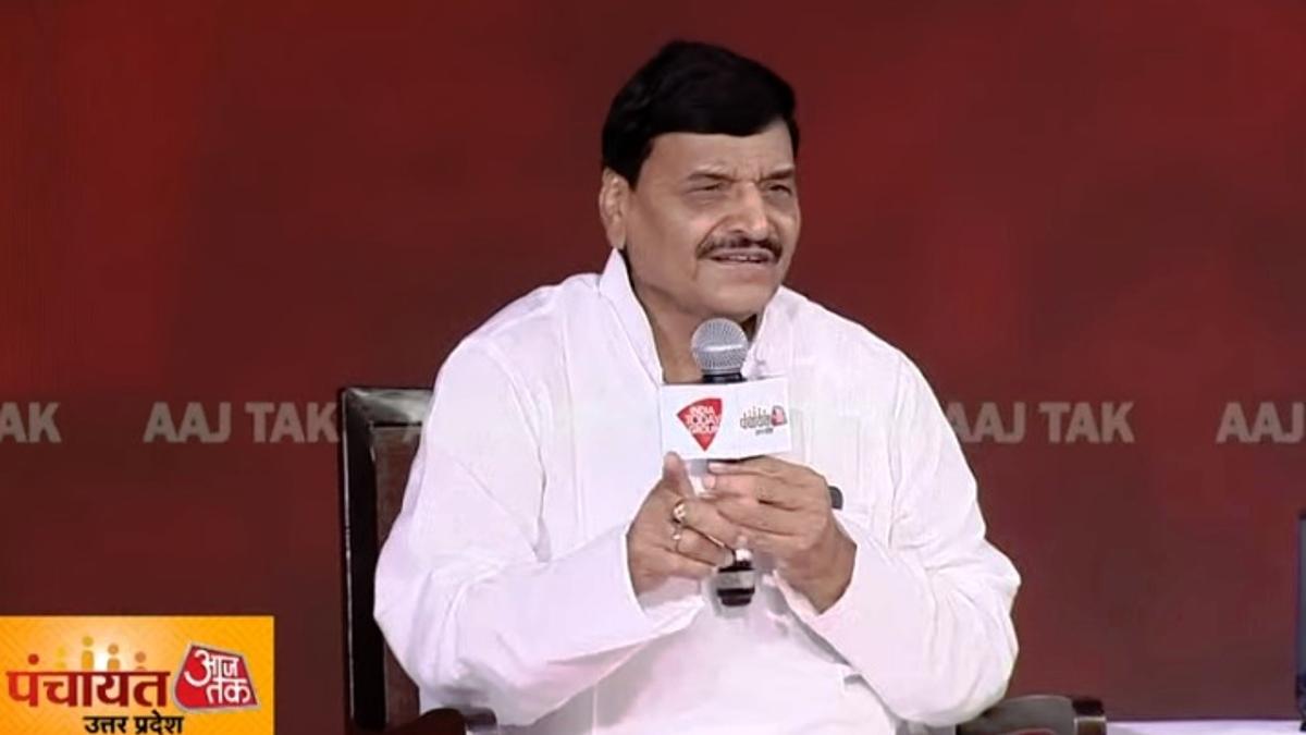  Panchayat Aaj Tak 2021: प्रगतिशील समाजवादी पार्टी के नेता श‍िवपाल यादव (फोटो: Aajtak)