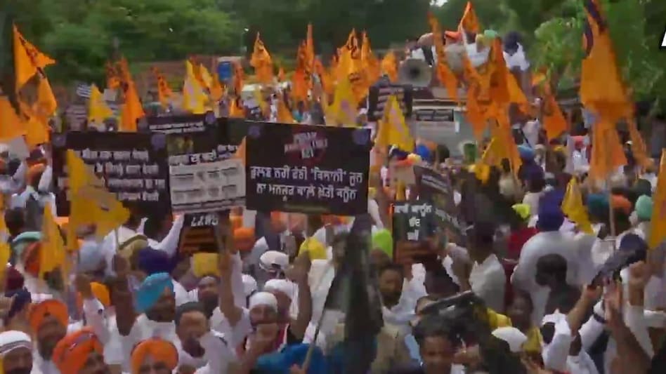अकाली दल का दिल्ली में प्रदर्शन